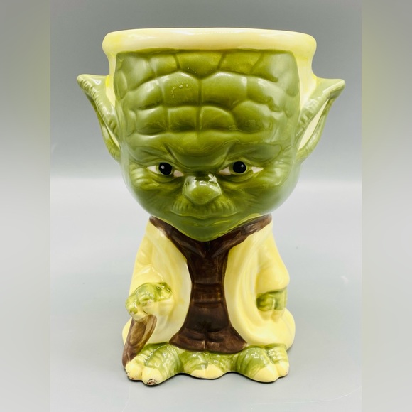 Star Wars Other - Rare Ceramic 2012 Star Wars Collectible YODA Galerie Goblet Cup Mug